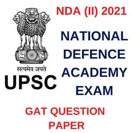 NDA 2 2021 GAT QUESTION PAPER - SET B